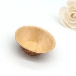 hot healthy degradable nature bamboo cone packing for ice cream