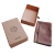 Hot Premium Sliding Pink Jewelry Packaging Paper Jewelry Box With Velvet Pouch Bag