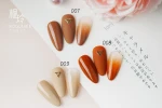 Hot Sale 15 ml Private Label Nail Supplies 18 Sugar Color Gel Nail Polish Set With Color Chart For Nail Salon