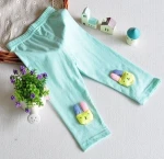 Hot Sale Baby Yellow Pants For Kids Cotton Girl Clothing Yellow Pants For Kids