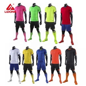 Hot Sale Breathable Soccer Wear Uniforms Men Football Jersey customize your name Team number &amp; logo