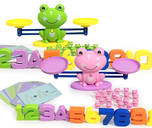 Hot Sale Counting Math Toy Games Science Educational Cartoon Animal Frog Balance Early Learn Sets For Kids