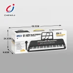 Hot sale electronic 61 key keyboard musical instruments with microphone
