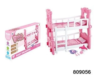 Hot sale funny doll house accessories doll bed for kids