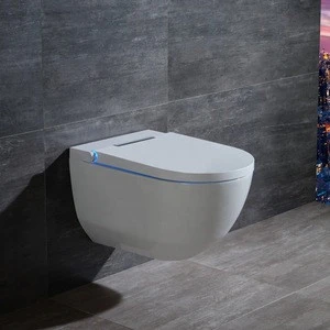 Hot sale KD-T025A wall-hung intelligent one piece sensor toilet smart electronic bowl wc
