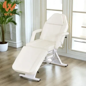 Hot sale massage tables white and black massage salon equipment cosmetic bed eyelash beauty salon bed