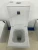 Import hot sale one piece square shape high toilet bowl with bidet from China