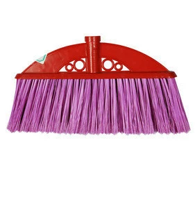 Hot sale plastic broom head with colorful bristle