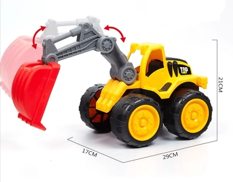Hot Sale Plastic Model Excavator Construction Toy