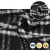 Import Hot sale textiles black white plaid wool tweed knitting fabric for coat from China