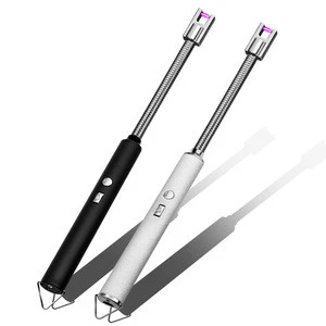 Hot sale USB charging Kitchen/candle/BBQ lighter 360 degree Flexible neck plasma beam lighter