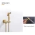 Import Hot sales Brushed Gold Rainfall Shower Head Concealed Valve Handheld Spray Mixer Shower Set from China