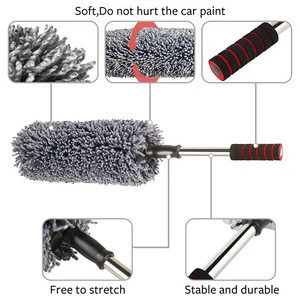 Hot sell household extendable microfiber multipurpose interior car detailing duster brush