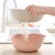 Import Hot selling double-layer kitchen bowl drain basket colander strainer strainer and colander from China