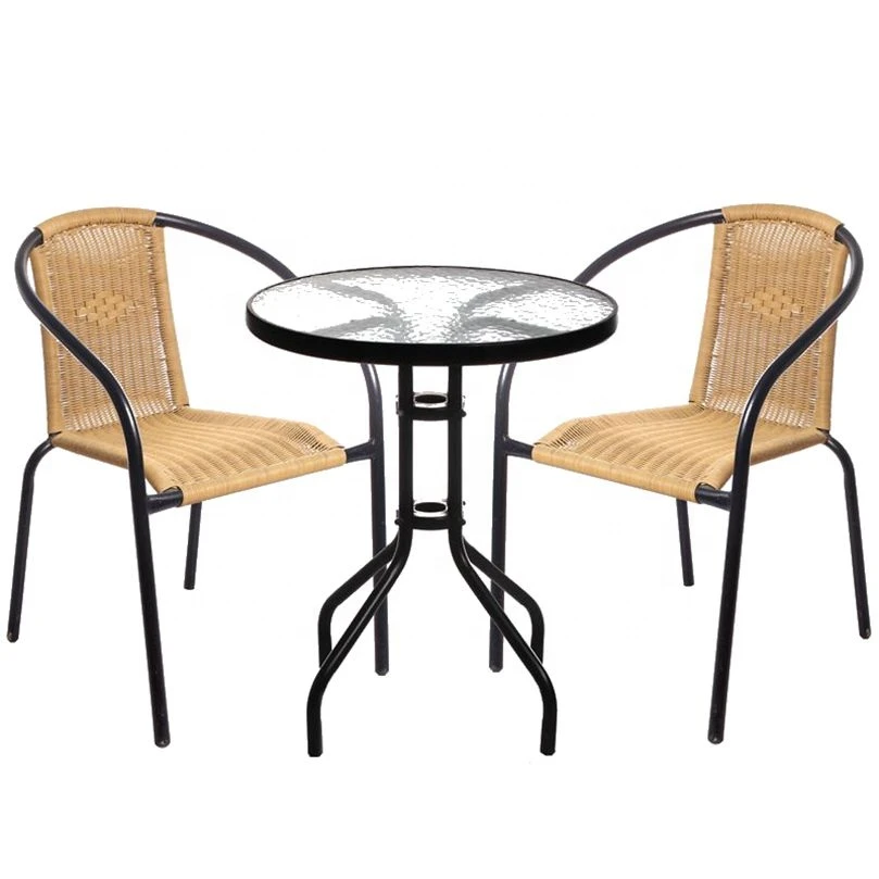 Hot - selling modern  outdoor garden arm rattan dining chair