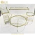 Import Hotel Furniture Antique Brass Metal Glass Acrylic Drinks Serving Trolley Bar Cart from China