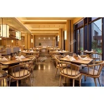Hotel restaurant furniture set for sale with restaurant table and restaurant chair IDM-R049