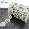 Hotselling big size crystal stone trim for clothing plastic rhinestone jewelry trim decoration