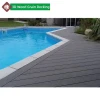 HOYEAH 14923 3D embossed decking Environmental protection  outdoor wood plastic composite flooring for public places decking