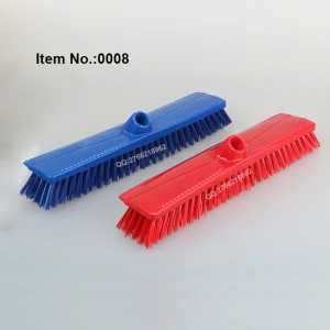 HQ0008 hard bristle PP hand floor brush scrubber