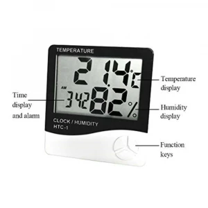 HTC-1 Indoor Room LCD Electronic Digital Temperature Humidity Meter Thermometer Hygrometer Weather Station