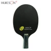 HUIESON Custom Printing Logo 5 Wood and 2 Carbon  Professional Ping Pong Bat Blade Table Tennis Racket