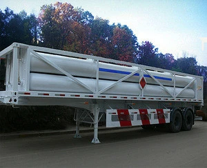 Hydrogen tube trailer with 200 bar working pressure