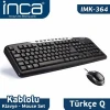 INCA IMK-364U Q/USB Multimedia KEYBOARD Mouse Combo Set Laser Print Technology "SOFT TOUCH"