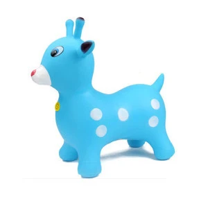 Inflatable jumping animal toy bouncy horse for kids