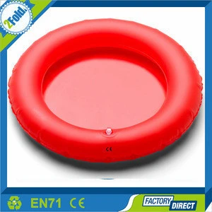 Inflatable Nylon Flying Disc For Promotive Gift