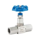 Instrumentation High Pressure 3000 PSI SS316 Double Ferrule Air Gas Needle Valve