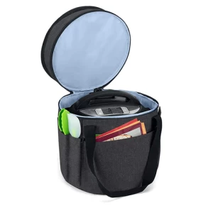 Insulation Travel Tote Bag Pressure Cooker Extra Accessories Stackable Round Lunch Box Bento Steel Carry Bag