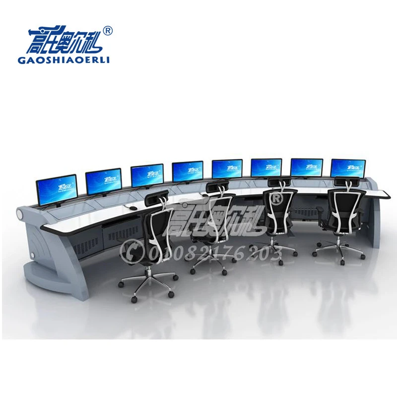 Intelligent Control Room Furniture Modern monitoring console