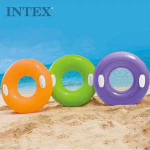 INTEX 59258 Summer Inflatable Colorful Swim Ring