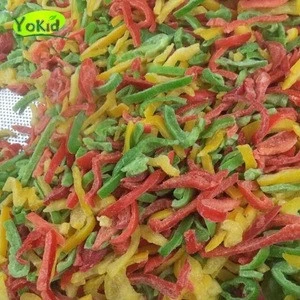 IQF frozen mixed pepper fresh strip