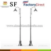 Iron metal street light pole / decorative garden lamp post