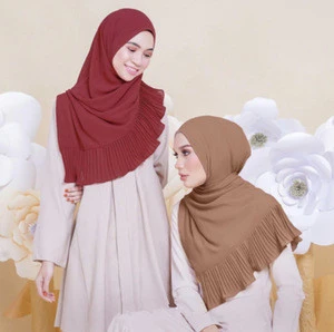 Islamic Clothing Crumple Hijab Hot Fashion Arab Jilbab Khimar