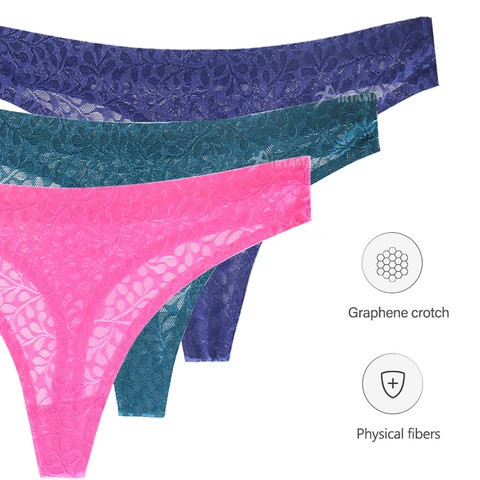 Women String Buy Jacquard Lace Thongs For Girls Bikini G-string Tanga Underwear For ...