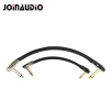 Joinaudio 6inch 6.35mm Gold Guitar Instrument Patch cable Pancake Flat Patch Cable