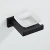 Import JOYODO Wall Mounted Holder Glass Plate Black Square Bath Soap Dish Holder from China