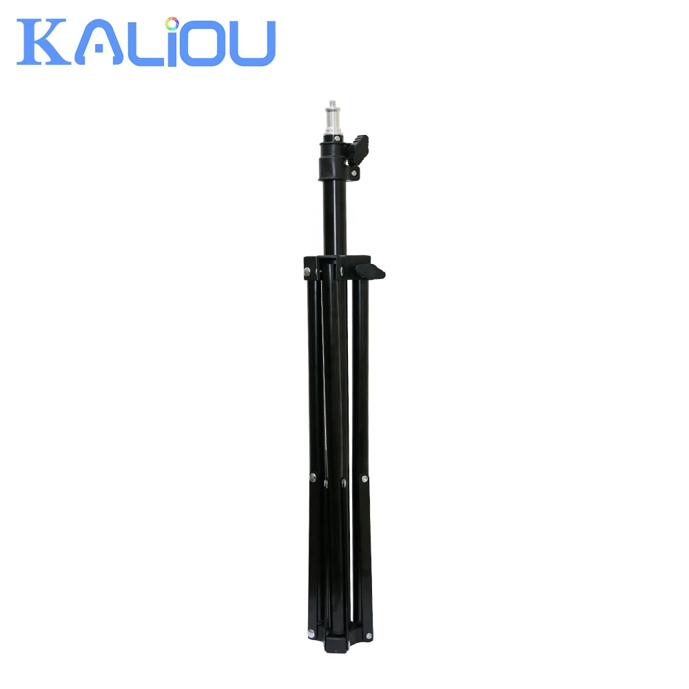 Kaliou 1.2M Portable Photo Studio Stand Light Ring Light Stand Tripod with 1/4" Screw for Camera Video Ring Light