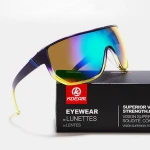 KDEAM KD100 one lens oversized windshield colorful riding glasses outdoor fashion design sunglasses