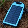 keychain Outdoor portable 5000mah Power Bank Waterproof solar charger