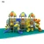 Import kids gym playground children outdoor plastic fort play set with rock climbing from China