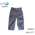 Kids Wear Poplin High-Density Pants