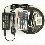 Kit Waterproof 5050 RGB LED Strip Light Fairy 44Key Colorful Car Party Light Hot