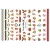 Korea Nail Super-thin Water Decals Sketch Christmas Nail Wraps Stickers 5 types