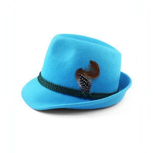 Lady Top Oktoberfest Hat With Ostrich Feather