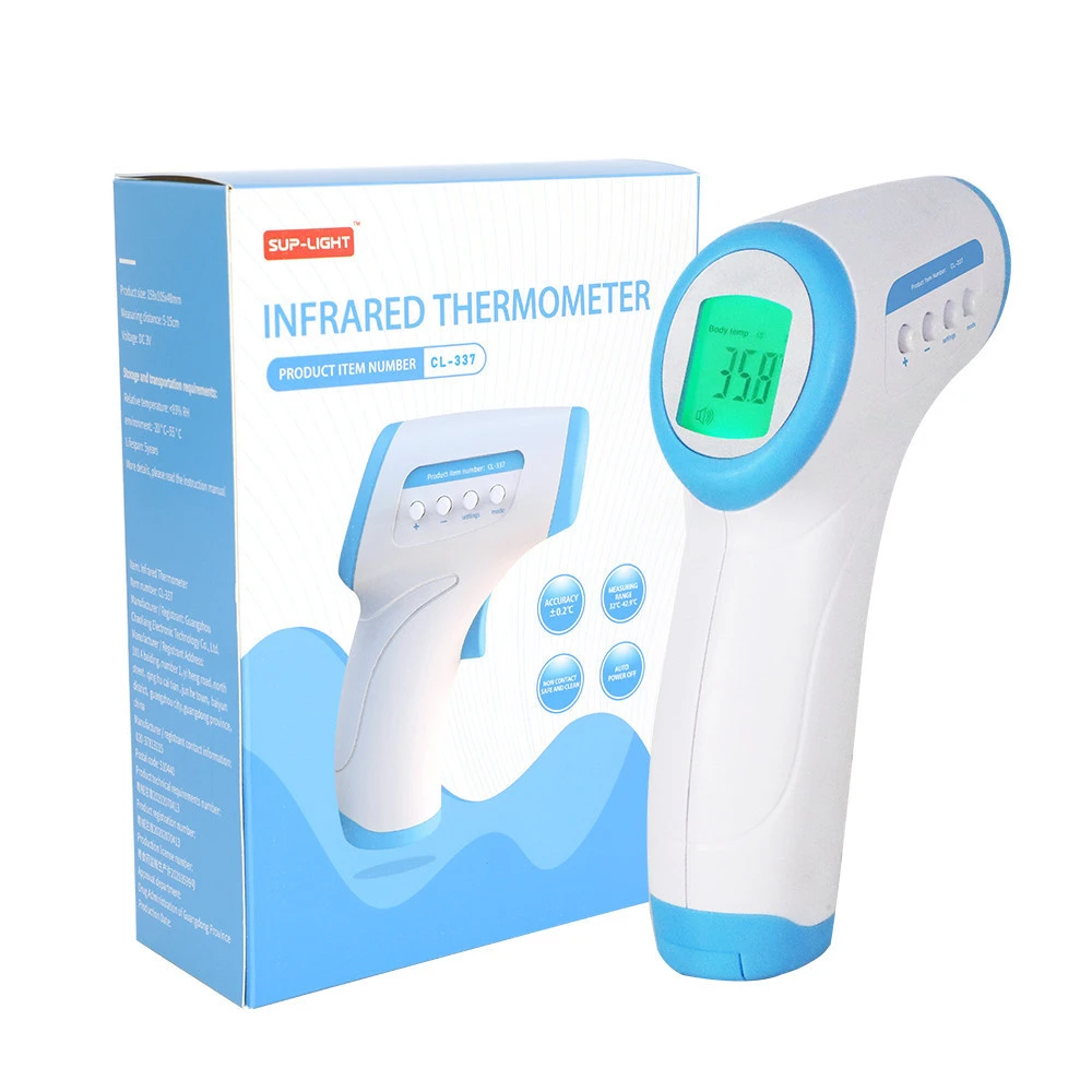 Large Screen Display non-contact ir infrared thermometer forehead baby thermometer