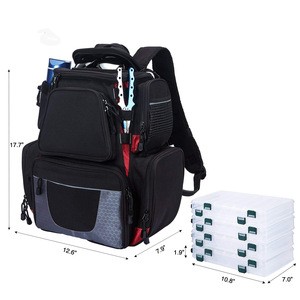 Large Waterproof Fishing Rob Storage Tackle Bag Fishing Tackle Backpack